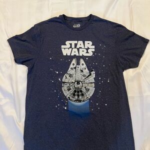 Star Wars VTG Blue Millenium Falcon T